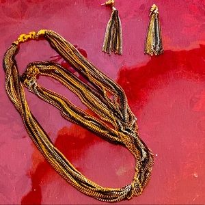 Vintage Mixed Metal Set